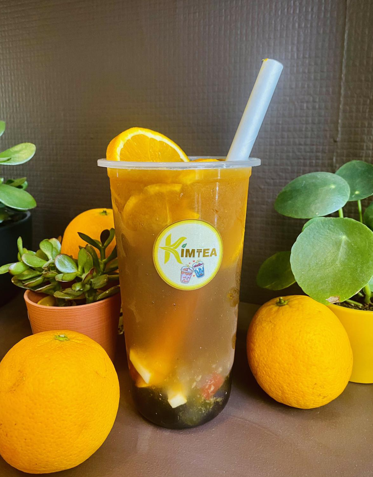 ORANGE MIEL, THE AU FRUIT